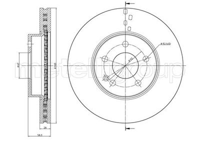Brake Disc CIFAM 800-723