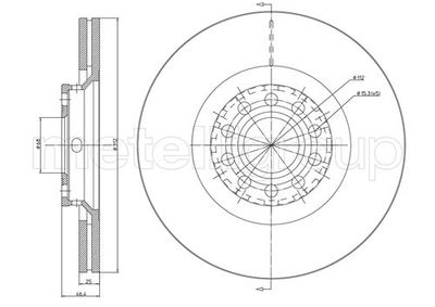 Brake Disc CIFAM 800-726C