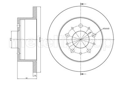 Brake Disc CIFAM 800-731