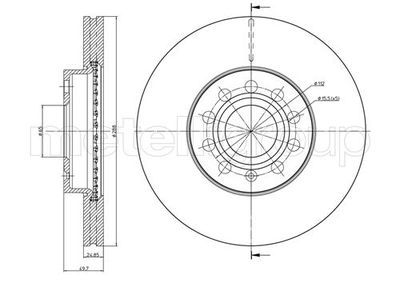 Brake Disc CIFAM 800-734C