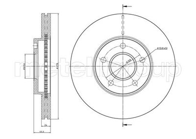 Brake Disc CIFAM 800-760C