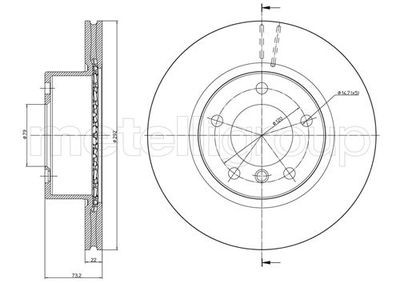 Brake Disc CIFAM 800-811C