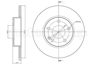 Brake Disc CIFAM 800-830C