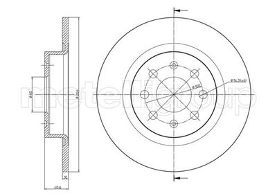 Brake Disc CIFAM 800-857C