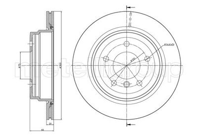 Brake Disc CIFAM 800-871C