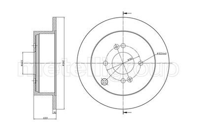 Brake Disc CIFAM 800-931C