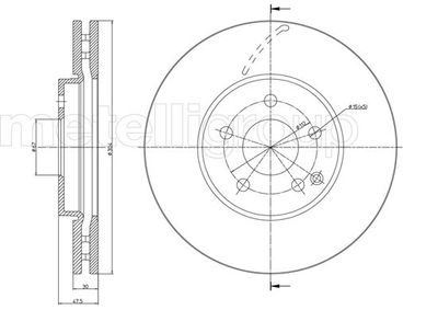 Brake Disc CIFAM 800-965C