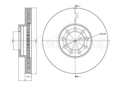Brake Disc CIFAM 800-989C