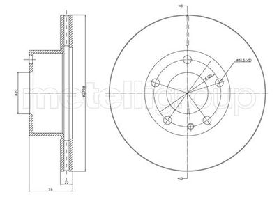 Brake Disc CIFAM 800-061