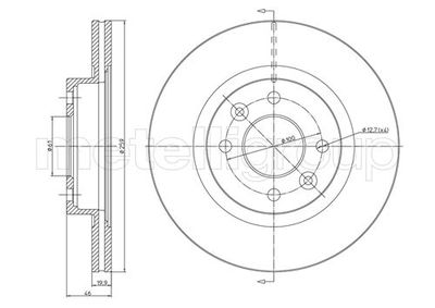 Brake Disc CIFAM 800-108