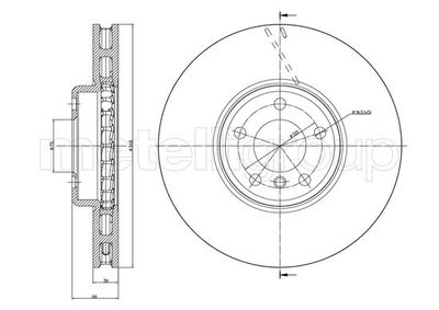 Brake Disc CIFAM 800-1328C