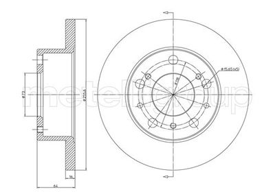 Brake Disc CIFAM 800-134