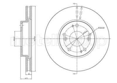 Brake Disc CIFAM 800-1536C