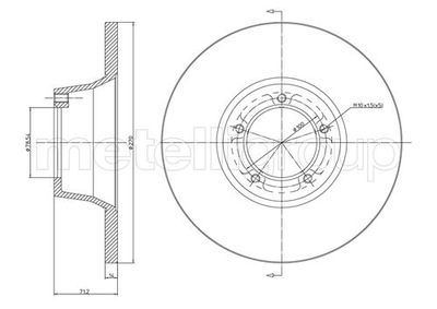 Brake Disc CIFAM 800-162