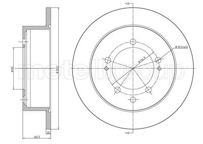 Brake Disc CIFAM 800-1650C