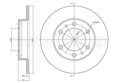 Brake Disc CIFAM 800-1671C