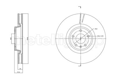 Brake Disc CIFAM 800-1865C