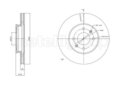 Brake Disc CIFAM 800-1870C