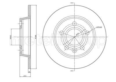 Brake Disc CIFAM 800-404C
