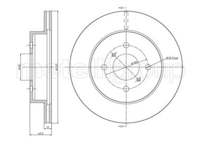 Brake Disc CIFAM 800-586