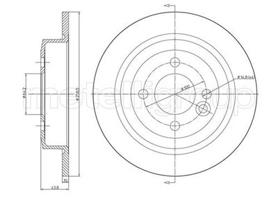 Brake Disc CIFAM 800-667C