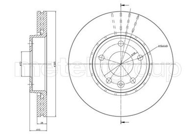 Brake Disc CIFAM 800-798