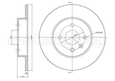Brake Disc CIFAM 800-799C