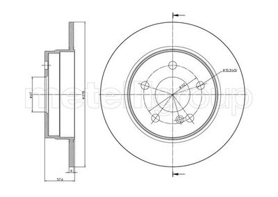Brake Disc CIFAM 800-982C