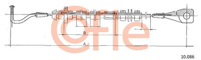 Accelerator Cable COFLE 10.086