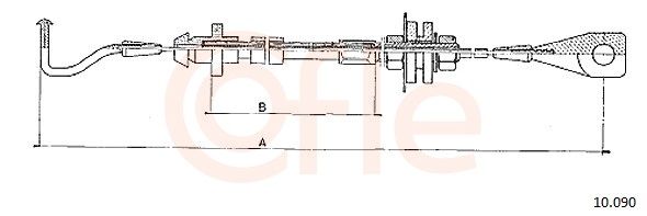 COFLE 10.090 Accelerator Cable