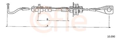Accelerator Cable COFLE 10.090