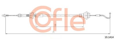 Accelerator Cable COFLE 10.1414