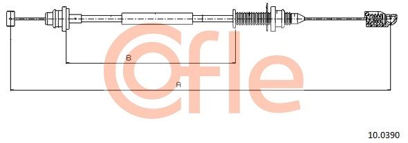 COFLE 10.0390 Accelerator Cable