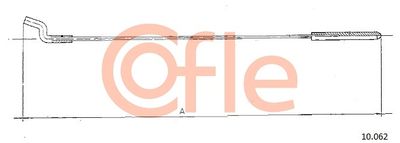 Accelerator Cable COFLE 10.062