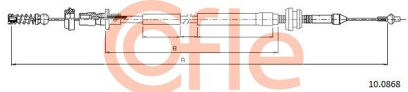 COFLE 10.0868 Accelerator Cable