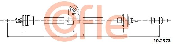 COFLE 10.2373 Cable Pull, clutch control