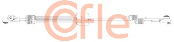 COFLE 10.2468 Cable Pull, manual transmission
