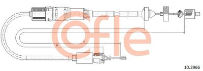 Cable Pull, clutch control COFLE 10.2966