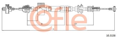 Cable Pull, clutch control COFLE 10.3158