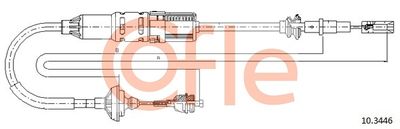 Cable Pull, clutch control COFLE 10.3446