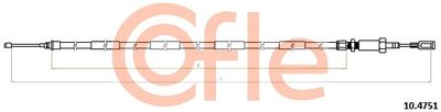 Cable Pull, parking brake COFLE 10.4751