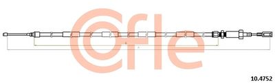 Cable Pull, parking brake COFLE 10.4752