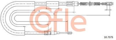 Cable Pull, parking brake COFLE 10.7373