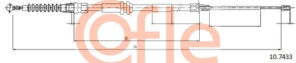 COFLE 10.7433 Cable Pull, parking brake