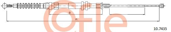 COFLE 10.7435 Cable Pull, parking brake