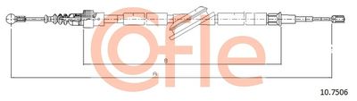 Cable Pull, parking brake COFLE 10.7506