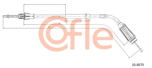 COFLE 10.8073 Cable Pull, parking brake