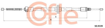 Cable Pull, parking brake COFLE 10.9339
