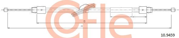 COFLE 10.9459 Cable Pull, parking brake