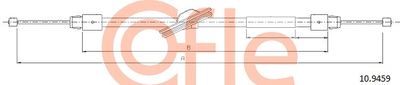 Cable Pull, parking brake COFLE 10.9459